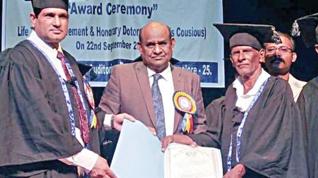 '515' கணேசன் - நெகிழ் வைக்கும் சாதனைக்காக கிடைத்த டாக்டர் பட்டம்