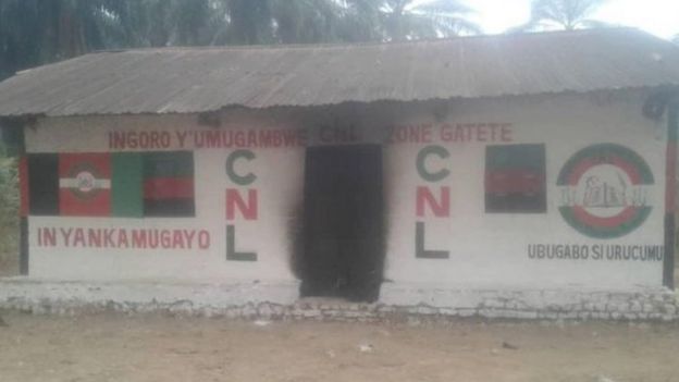 Ofisi ya CNL Gatete iliyopo wilayani Rumonge, magharibi mwa Burundi, ndio ofisi ya hivi karibuni kushambuliwa, kulingana na muwakilishi wa chama hicho