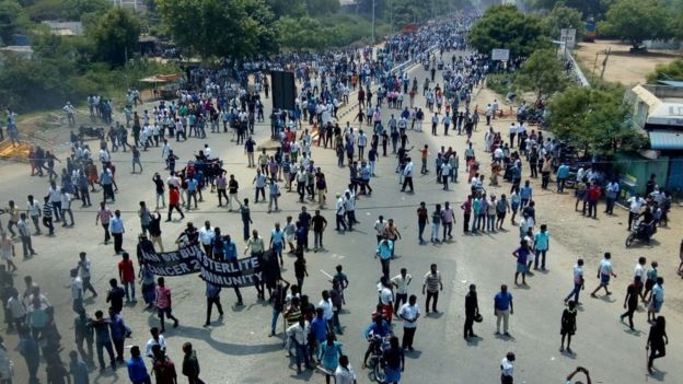 ஸ்டெர்லைட் போராட்டத்தால் அதிர்ந்த 'முத்து' நகரம் (புகைப்படத் தொகுப்பு)