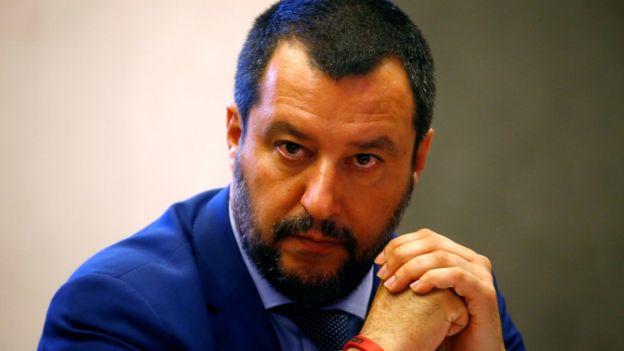 İtalya İçişleri Bakanı Matteo Salvini