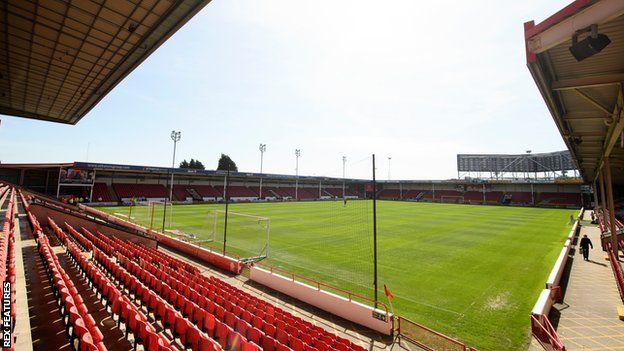 General view of Walsall's home ground