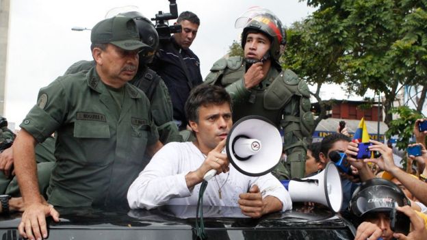 Leopoldo López arrestado