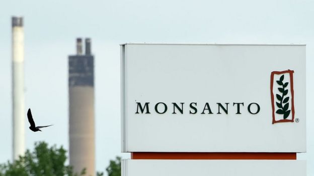 Logo de Monsanto.