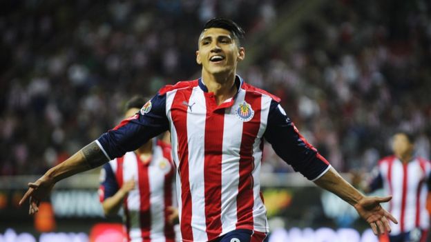 Alan Pulido, de Chivas de Guadalajara.