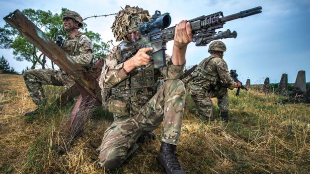 In pictures: Snapshots of British Army life captured on camera - BBC News