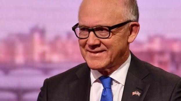 Balozi wa Marekani nchini Uingereza ,Woody Johnson amesema ''Ninadhani kile ambacho Trump anataka ndio kile ambacho waziri mkuu Boris anataka''