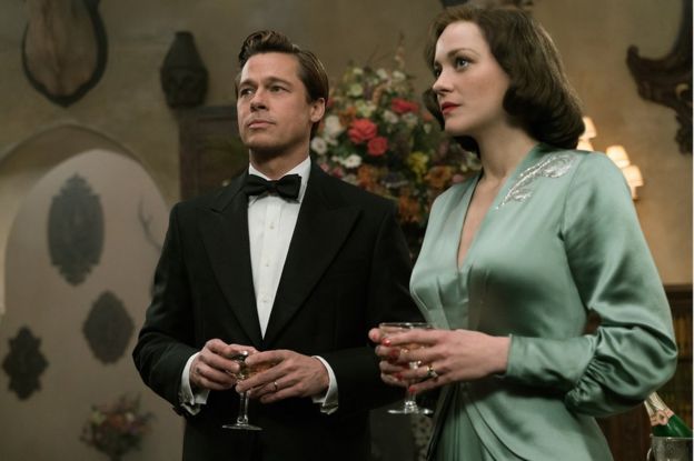 Brad Pitt and Marion Cotillard