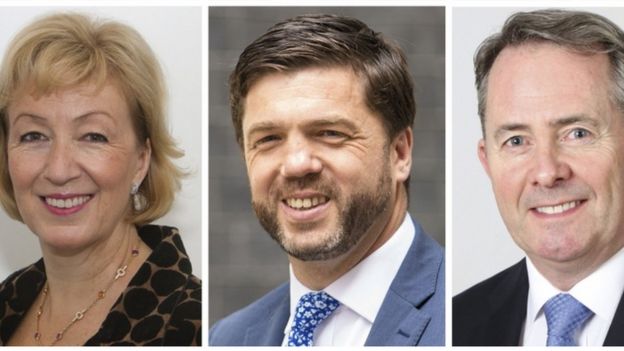 Andrea Leadsom, Stephen Crabb and Liam Fox