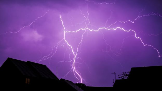 Lightning over Leighton Buzzard