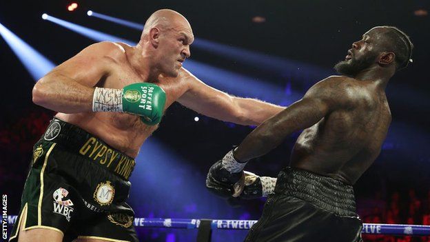 Tyson Fury and Deontay Wilder fighting in February