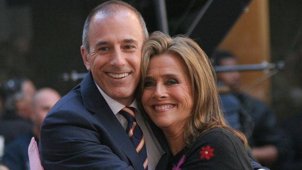 Matt Lauer and his former co-host Meredith Vieira