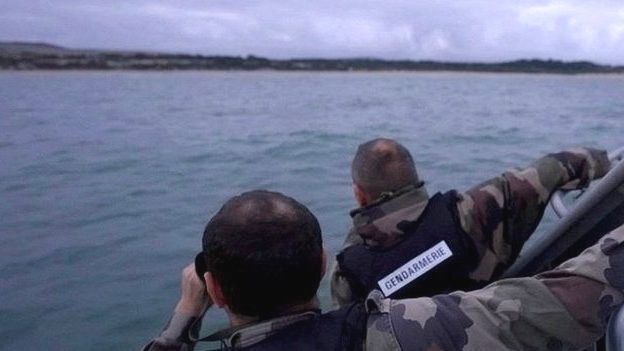 Patrol off French coast