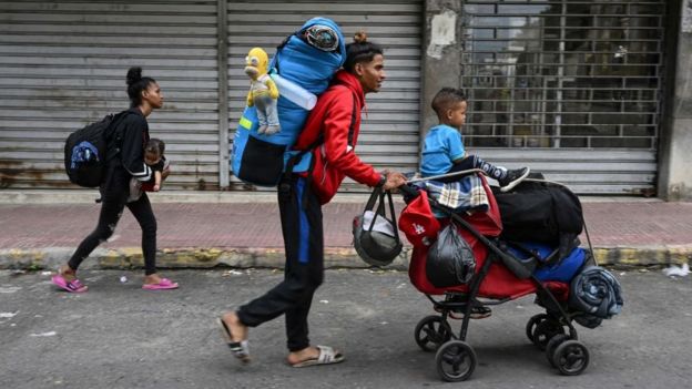 Venezuela crisis: 7.1m leave country since 2015 - BBC News