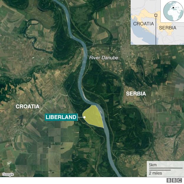 Map of Liberland