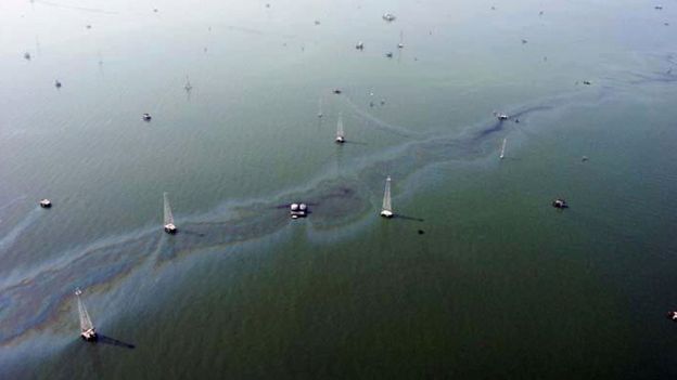 Derrame de petróleo en el Lago Maracaibo
