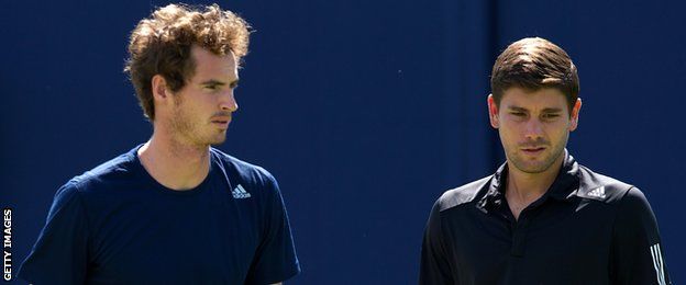 Andy Murray and Dani Vallverdu