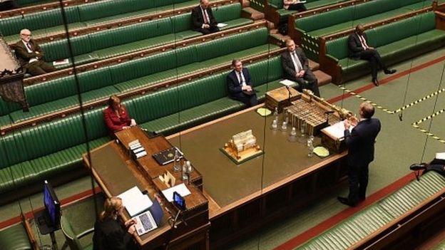 New penalties proposed for rule-breaking MPs 2 MPs in the Commons chamber