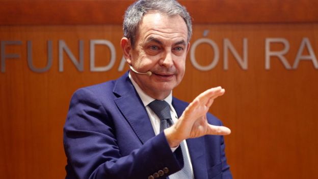 Zapatero, expresidente de España.