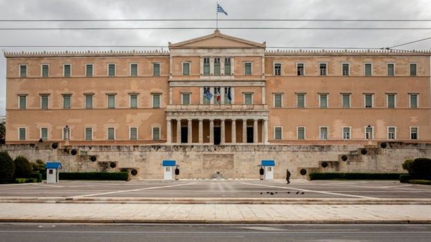 Parlamento grego em Atenas