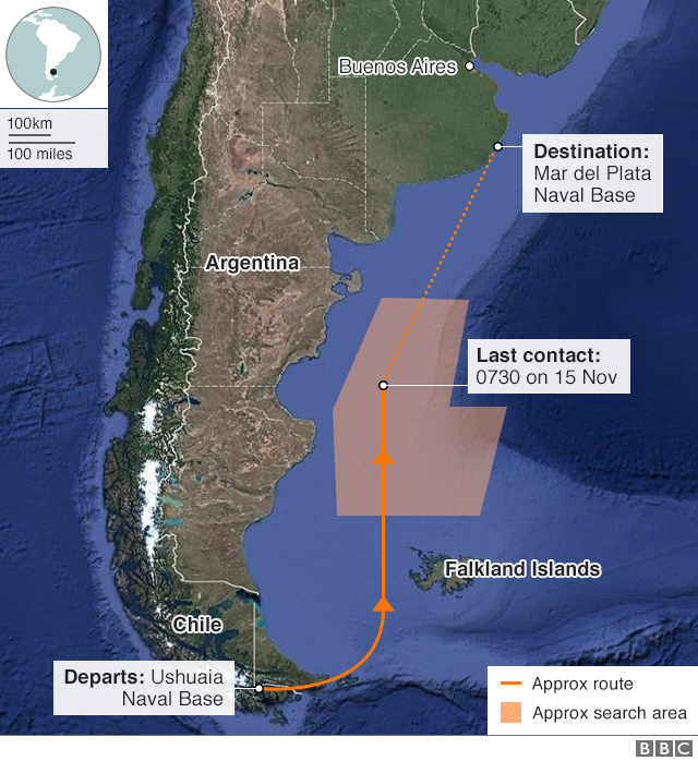 ARGENTINA MISSING GERMAN SUBMARINE : WORLD JOINS SEARCH! _98831285_missing_argenitine_submarine_640_v1-nc