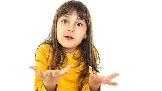 NiÃ±a argumentando