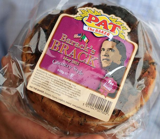 Brack bread made in the president's honour