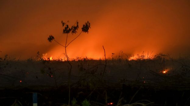 incendios en Indonesia, 9 de septiembre