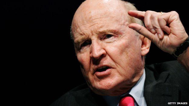 Former General Electric chairman Jack Welch