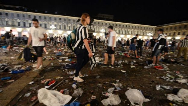 Piazza San Carlo, Turin, 3 June 2017