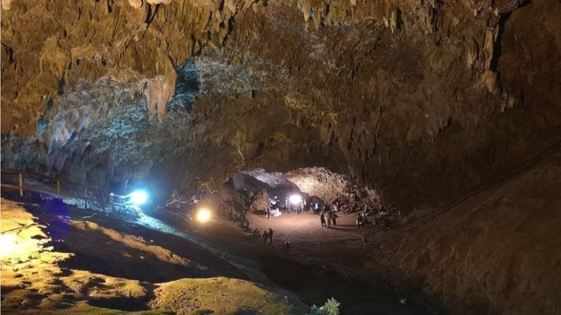 Panjang gua di provinsi Chiang Rai mencapai berkilometer ke bawah tanah.