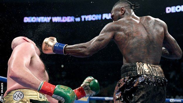 "I literally saw his eyes roll into the back of his head," said Wilder in the aftermath of flooring Fury