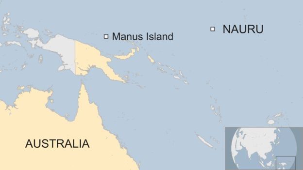 Map of Manus Island