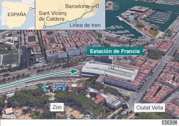 Mapa de Barcelona