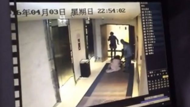 China Hotel Assault Video Sparks Anger And Debate Bbc News