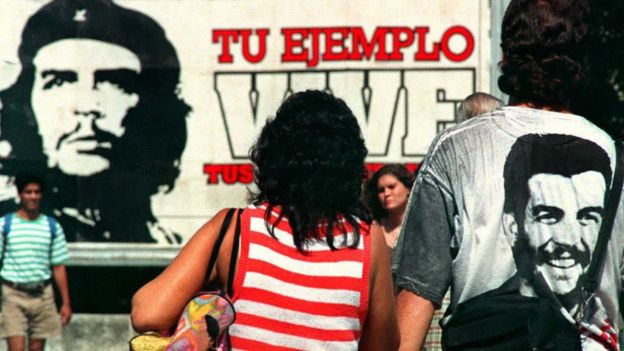 Mural dedicado al Che Guevara en La Habana, Cuba.