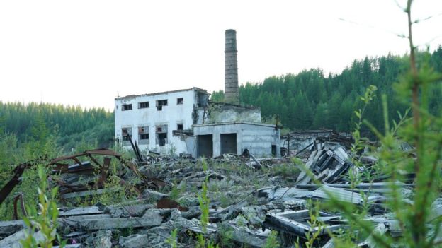 A derelict mine