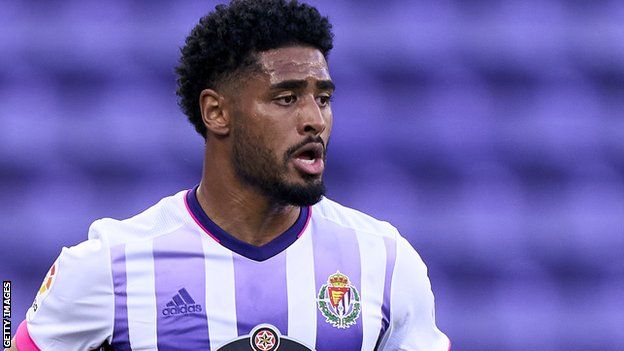 Saidy Janko in action for Real Valladolid