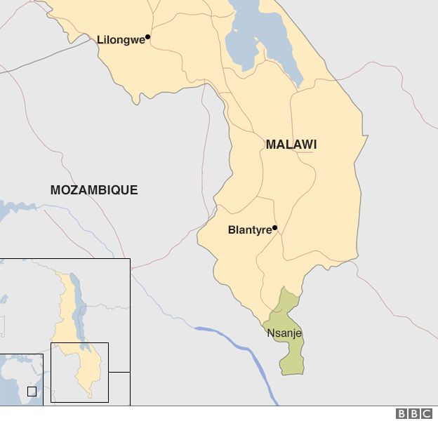 Map of Malawi