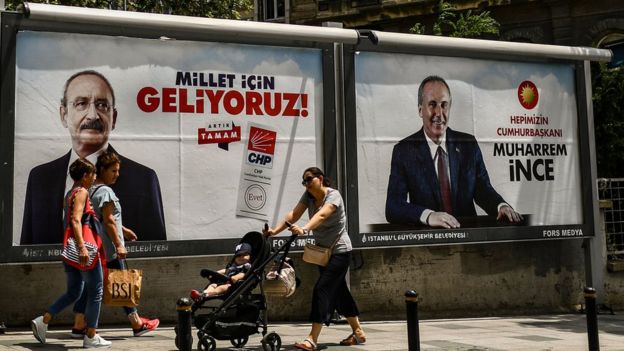 Kılıçdaroğlu ve İnce posterleri