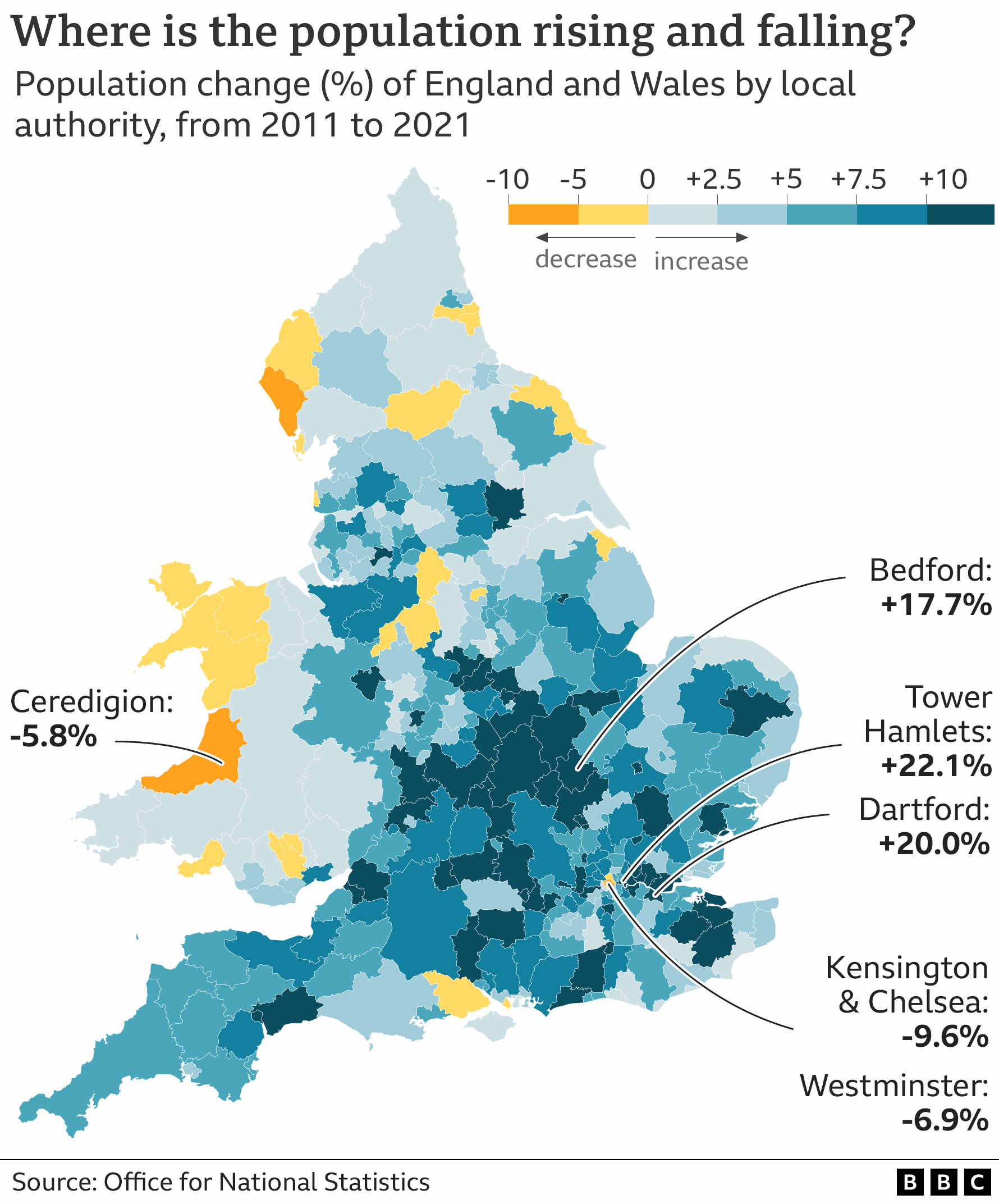 Census Population of England and Wales grew 6 in a decade BBC News