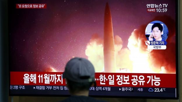 کره شمالی 'دو موشک کوتاه‌برد جدید آزمایش کرد'