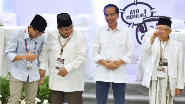 Sandiaga Prabowo Jokowi Maruf Amin