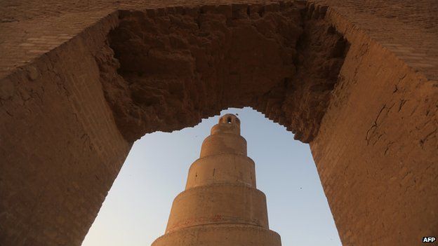 Samarra, north of Baghdad, Iraqi Malwiya minaret