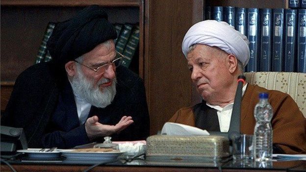 هاشمی شاهرودی در کنار هاشمی رفسنجانی در مجمع تشخیص مصلحت