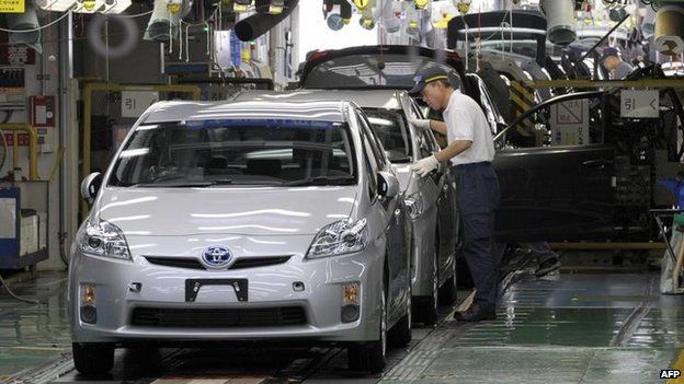 Toyota Prius in Japanese factory