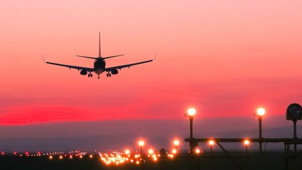 Avión en vuelo