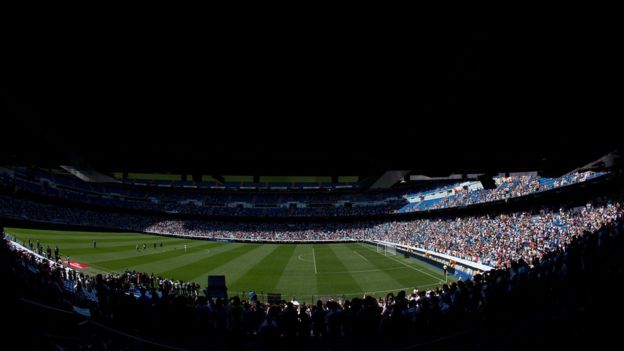 Imagen del Santiago Bernabéu.