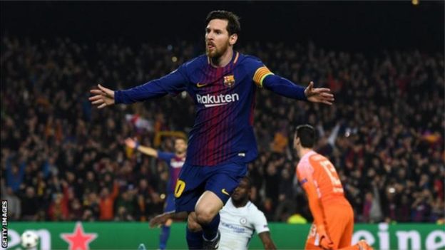 Messi amefikisha magoli 100 kwenye michuano ya UEFA