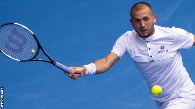 Britain's Dan Evans