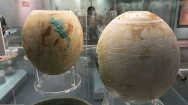 Страусиные яйца из гробницы этрусков